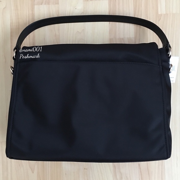 Kate Spade Black Nylon Hobo Bag Crossbody NWT - Picture 2 of 8